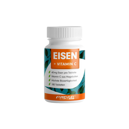 ProFuel Eisen + natürliches Vitamin C, 180 Tabletten